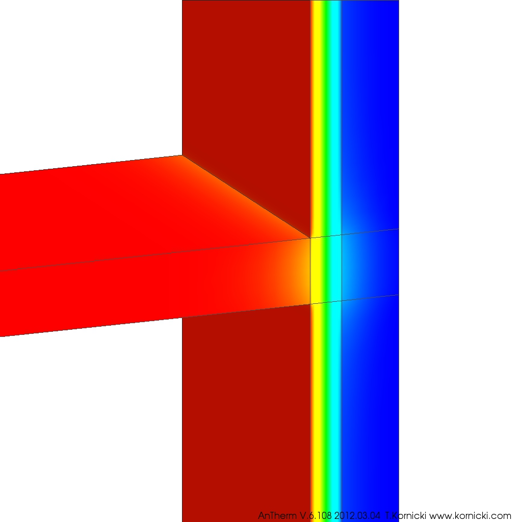 Durchlaufende Deckenplatte mit thermischer Trennung durch Schöck Isokorb®