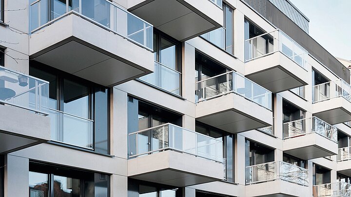 Fritz Barmbek, Hamburg - Trittschallschutz Balkon